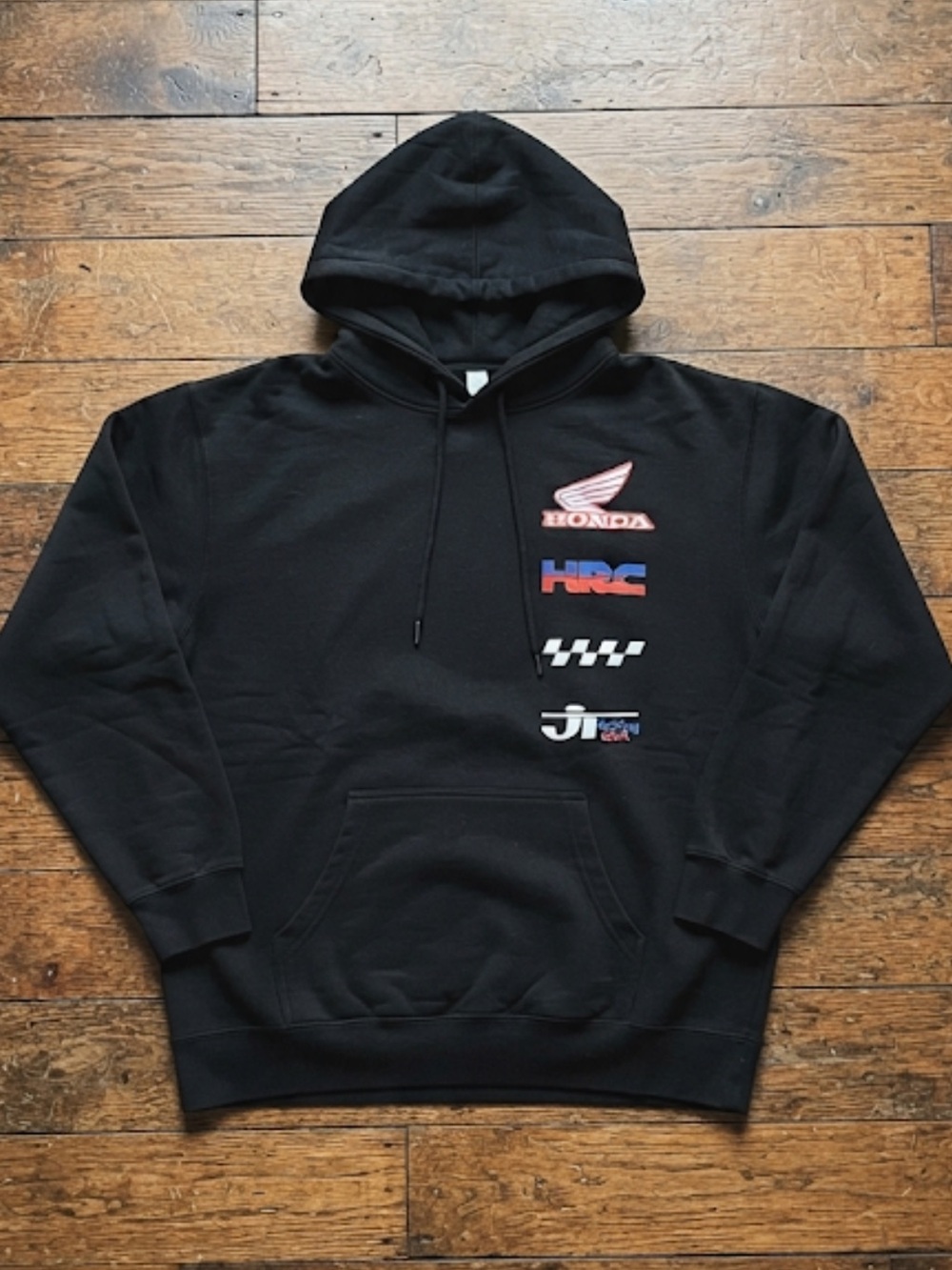Honda Racing 95 Black Logo Pullover Hoodie